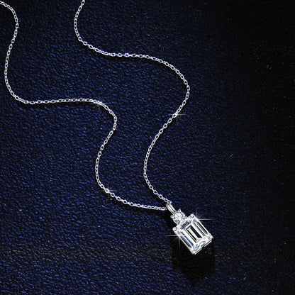 Square S925 Sterling Silver Necklace