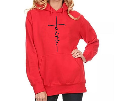 Women's Long-sleeved fleece hoodie