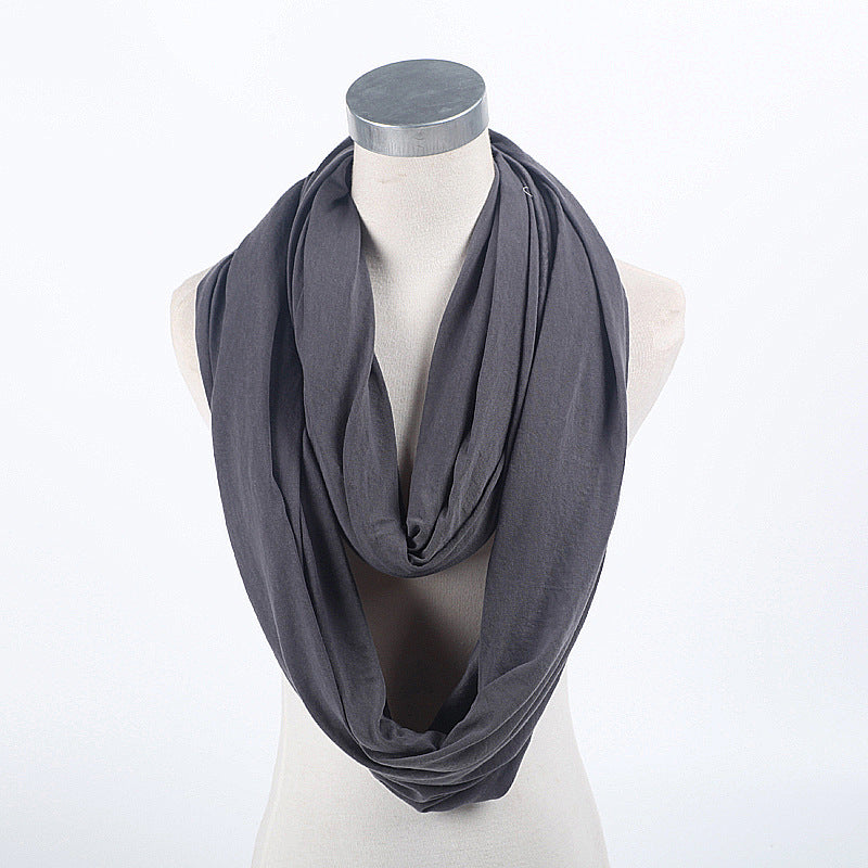 Women's Stylish And Versatile Seamless Scarf Shawl
