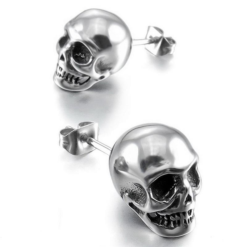 Punk Rock Skull Earrings