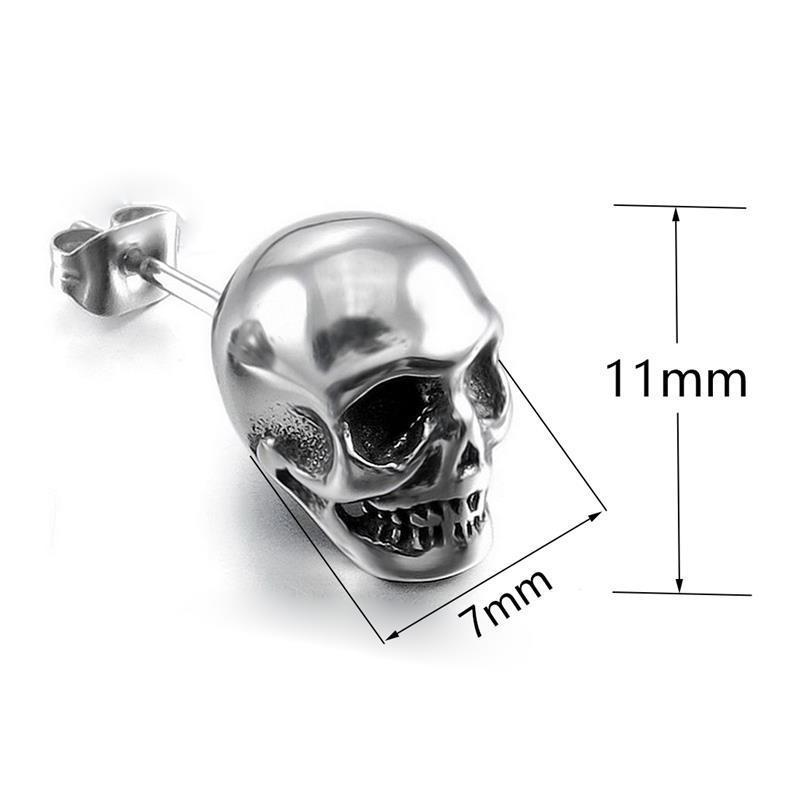Punk Rock Skull Earrings