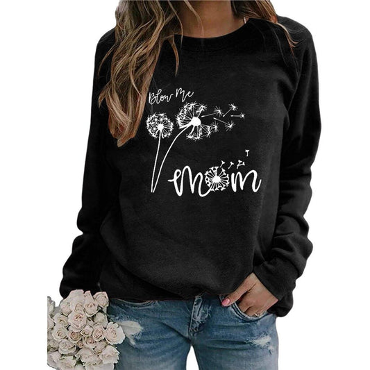 Ladies Print Crew Neck Sweater