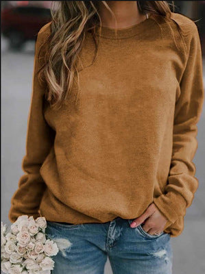 Ladies Print Crew Neck Sweater