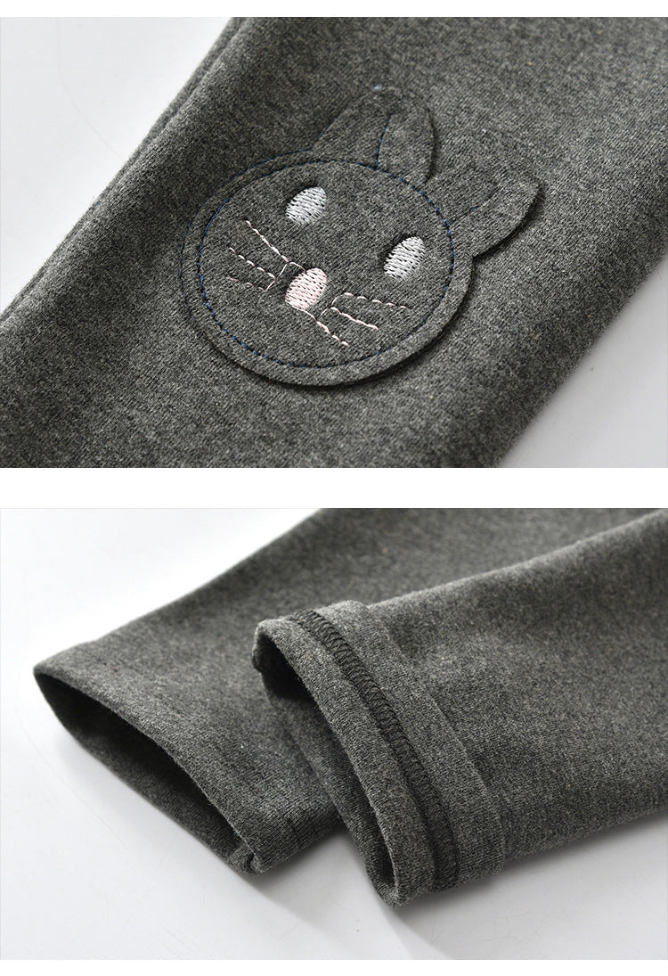 Cuhk Children's Solid Casual Pants
