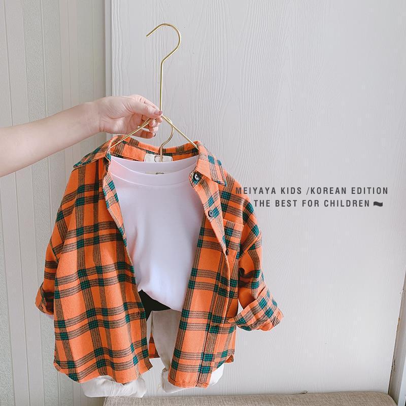 Children's Plaid Shirts In Baby Shirts