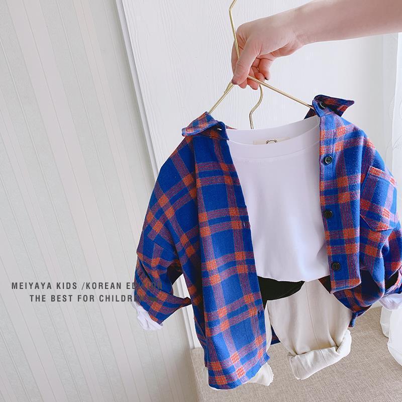 Children's Plaid Shirts In Baby Shirts