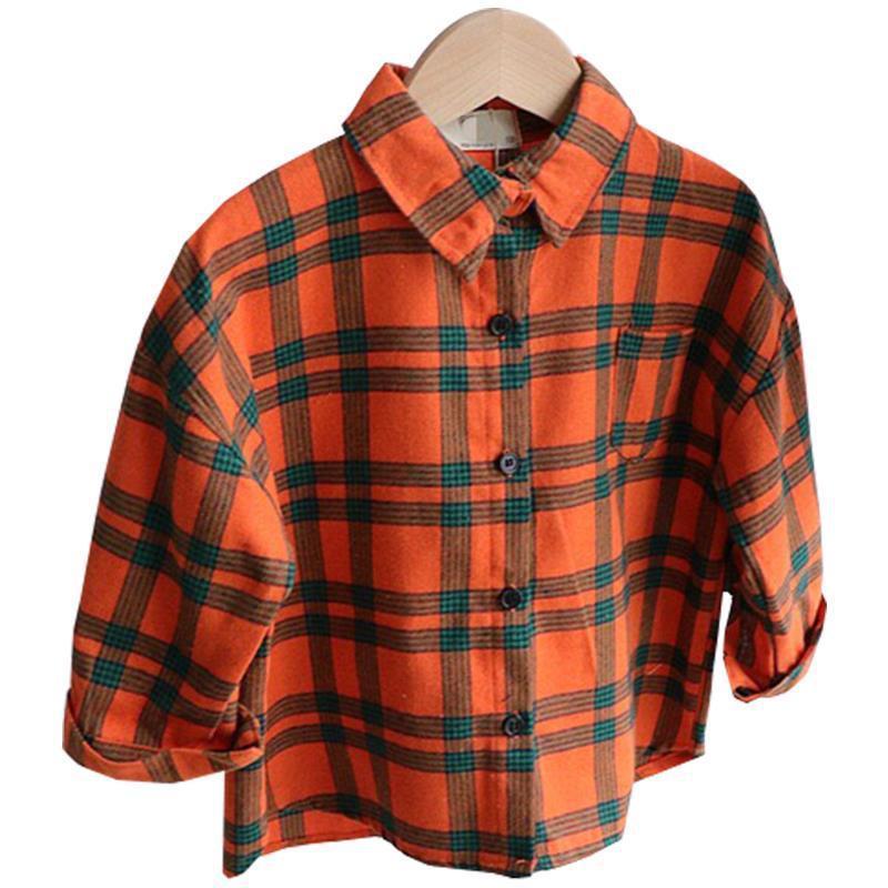 Children's Plaid Shirts In Baby Shirts