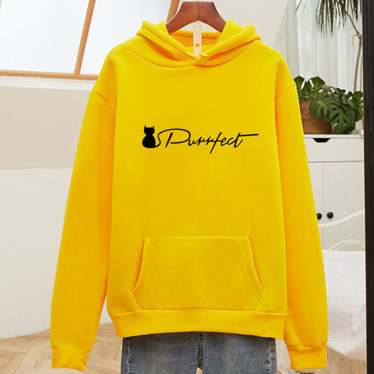 Pullover Hooded Sweater For Women