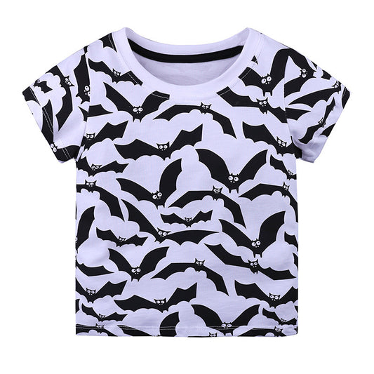 Knitted Cotton Boy's & Baby Short-Sleeved T-Shirt