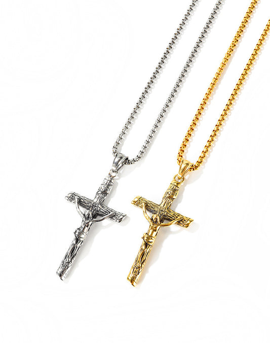 Religion Classic Titanium Steel Necklace