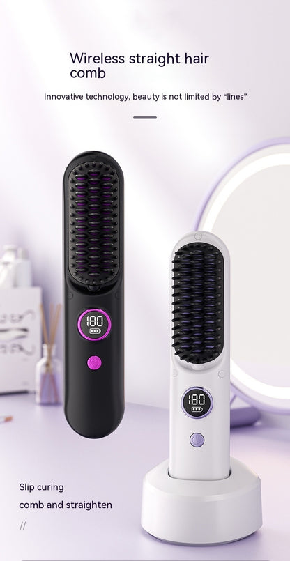 Straight Comb For Curling Or Straightening