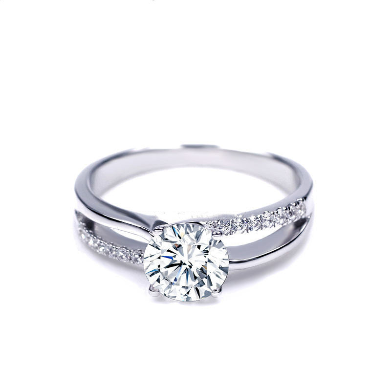 Women's Moissan ring