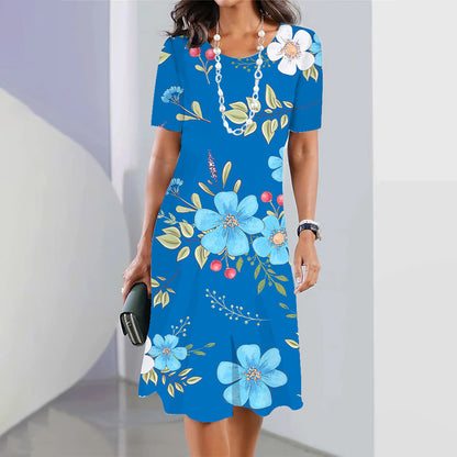 Round Neck Fashion Dress