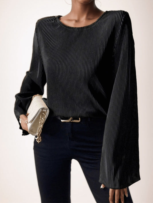 Women's Spring Summer Bell Sleeve Casual Top
