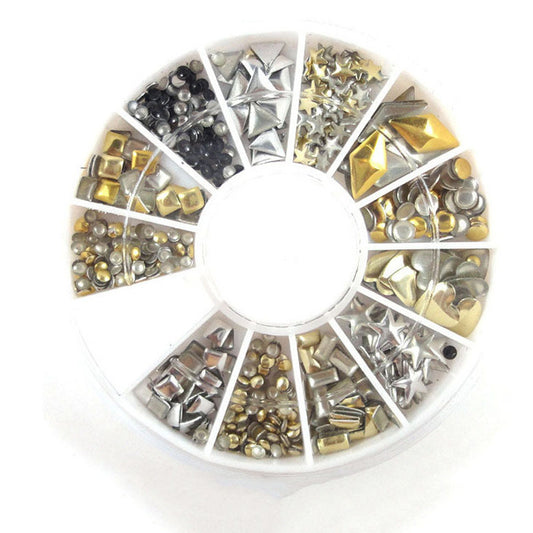 Metal rivet turntable
