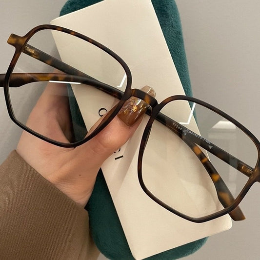 Large Frame Glasses Round Face Super Light Oversized