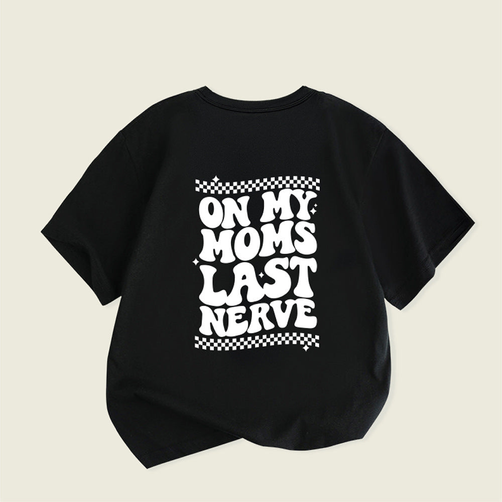 Casual Round Neck Children T-shirt