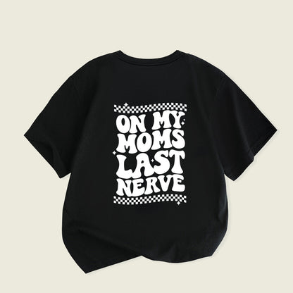 Casual Round Neck Children T-shirt