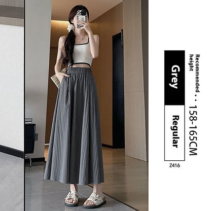 High Waist Slimming Pleated Dress
