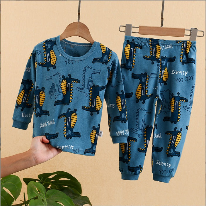 Children's Cartoon Pajamas Set