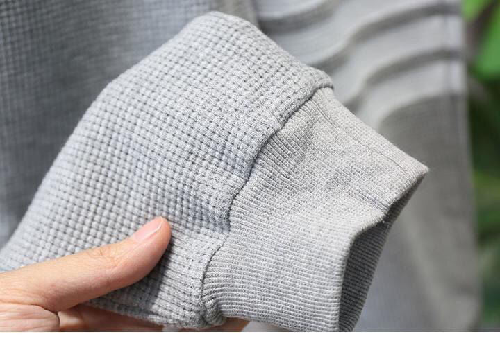 Boys' Waffle Sports Fashion Two-piece Suit
