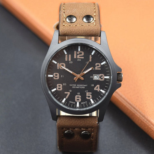 Mens military high-grade quartz watch