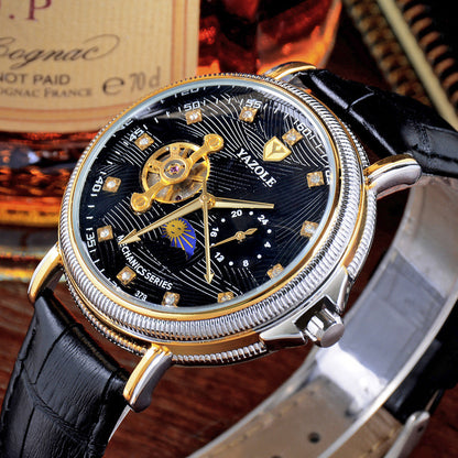379 YAZOLE Mens Waterproof luminous mechanical watch