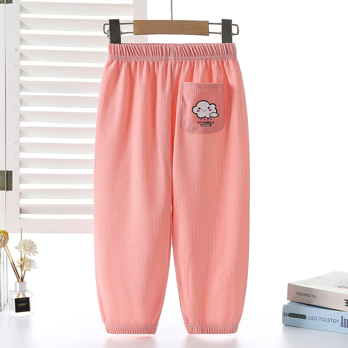 Children's Summer Breathable Cartoon Trousers