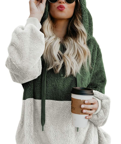 Women Casual Plush Hoodies Tops