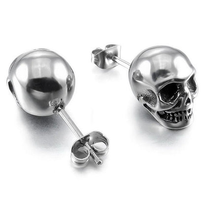 Punk Rock Skull Earrings