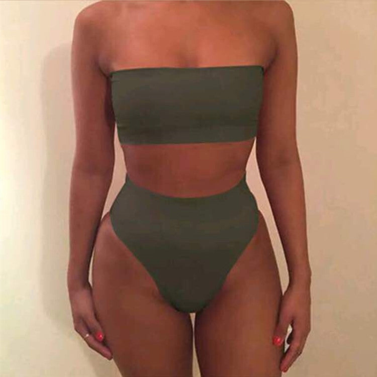 Fashionable bikini split swimsuit