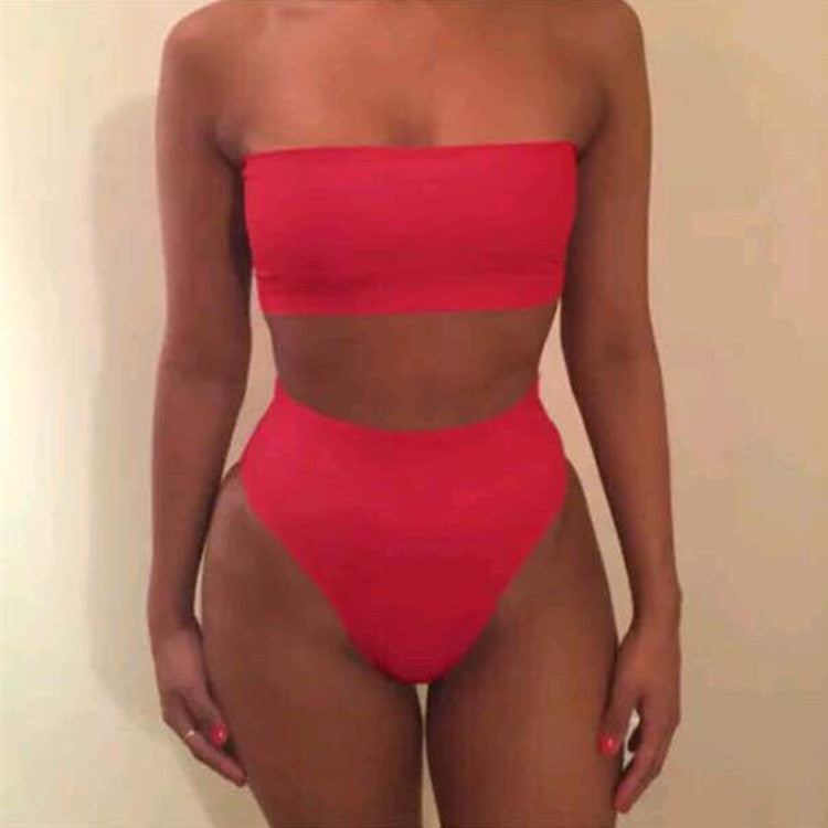 Fashionable bikini split swimsuit