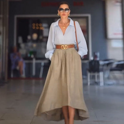 Fashion All-matching Temperament Skirt