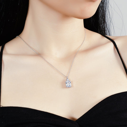 Square S925 Sterling Silver Necklace