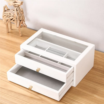Wooden Jewelry Storage Makeup Box