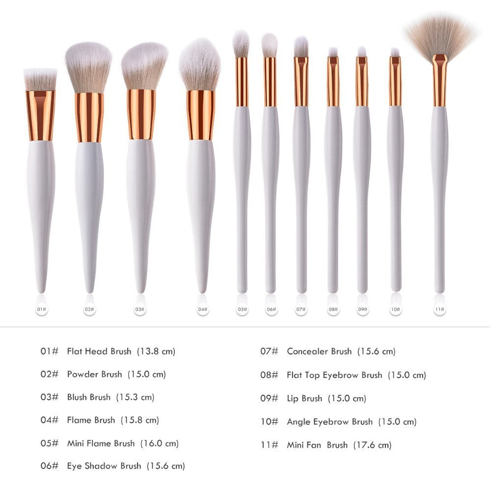 11 makeup brushes