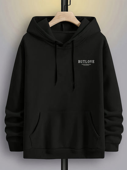 Casual Fleece-lined Hoodie