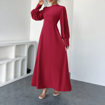 Ladies A- Line High Waist Dress