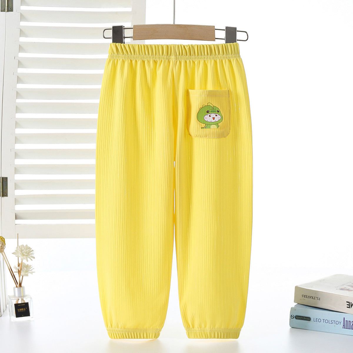 Children's Summer Breathable Cartoon Trousers