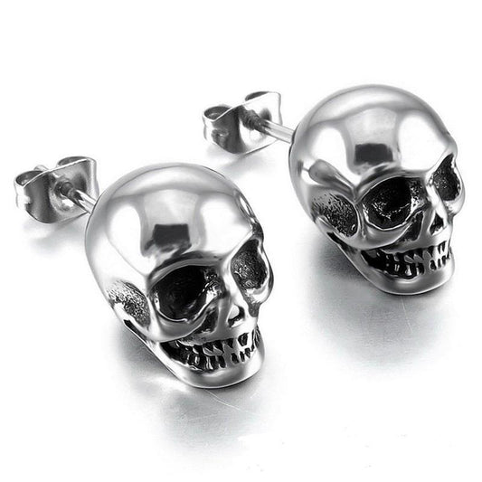 Punk Rock Skull Earrings