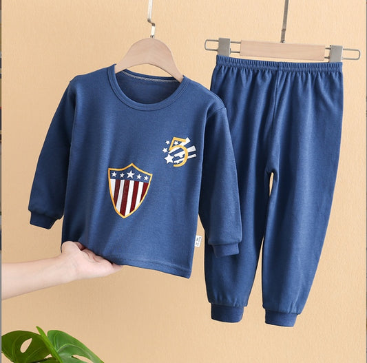 Children's Cartoon Pajamas Set