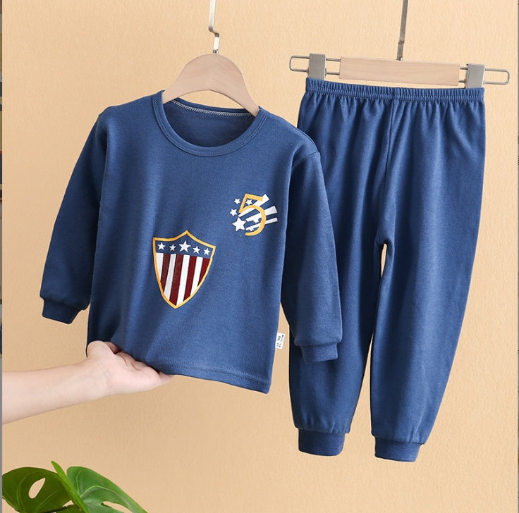 Children's Cartoon Pajamas Set