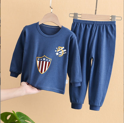 Children's Cartoon Pajamas Set