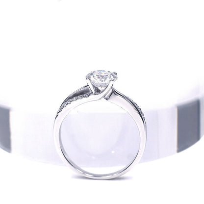 Women's Moissan ring