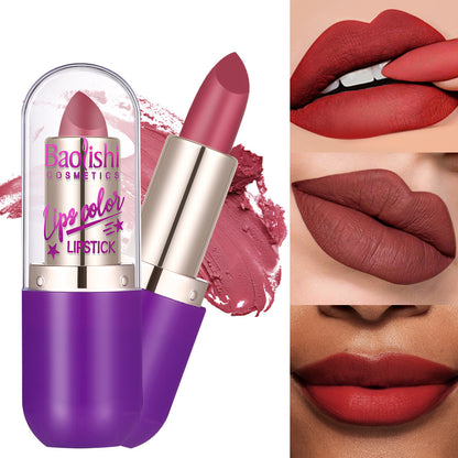 Matte Lipstick Makeup Matte No Stain On Cup