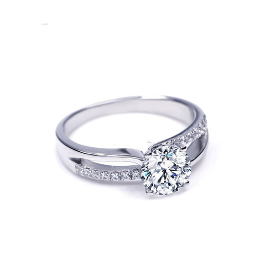 Women's Moissan ring