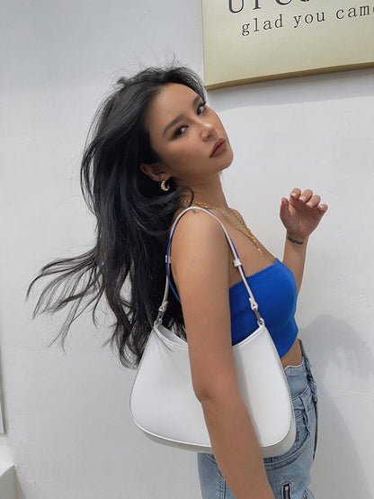 String Backless Midriff-baring top