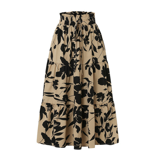 Ladies casual Pleated Skirt