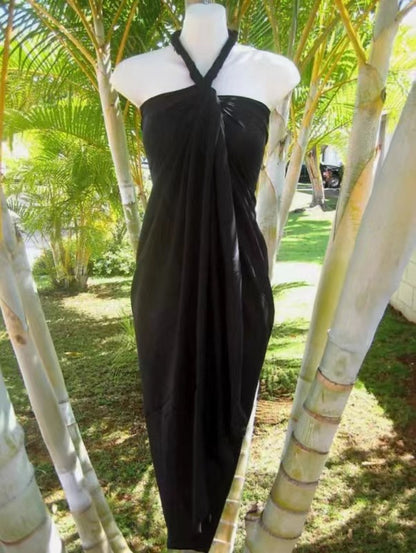 Women's Beach Vacation Bottoming Long Dress
