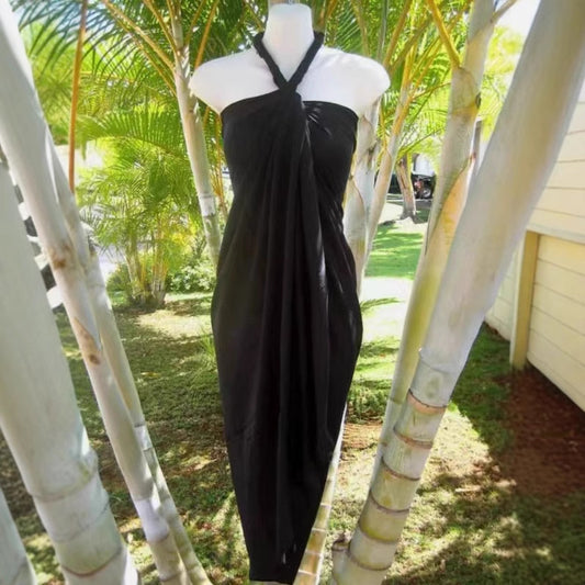 Women's Beach Vacation Bottoming Long Dress